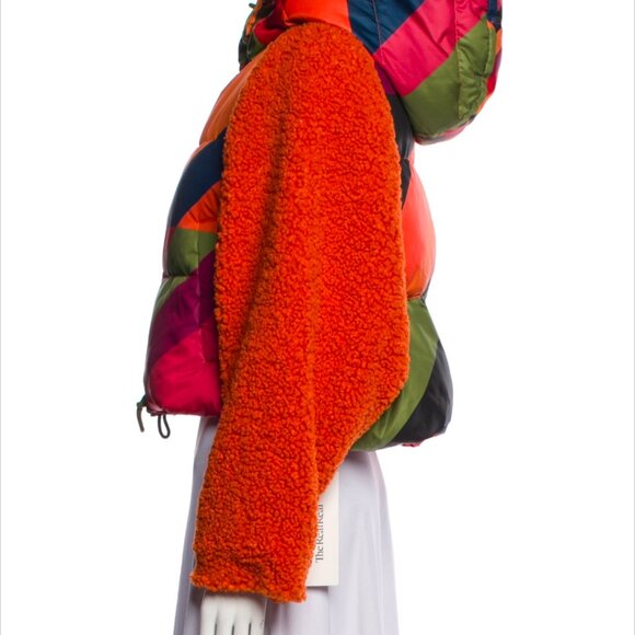 NWOT Farm Rio The Juliana Stripes Puffer Jacket (Size XS) Down Jacket - Picture 3 of 6